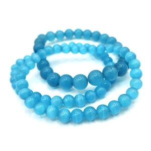 BLUE CAT EYE BRACELET